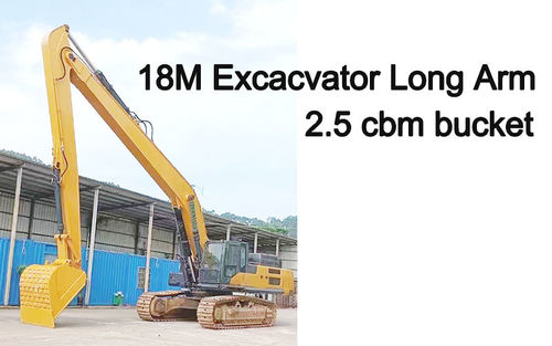 Dernière affaire concernant Excavateur 18M à bras long avec un seau de déchargement de 2,5 m2