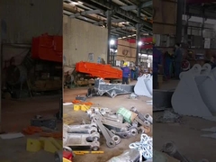 Excavateur bras télescopique longue portée utilise Q355B meilleur soudage