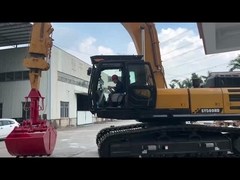 Bras télescopique à vendre avec benne preneuse de 1,5 m³ Bras de pelle à longue portée de 30 m 32 m