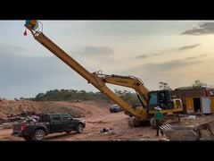 Bras télescopique pour excavatrice, flèche télescopique d'excavatrice Q355B, profondeur de creusement de 8m à 16m