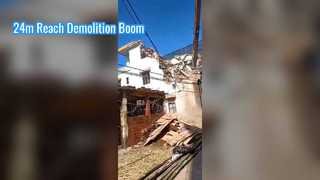 Flèche de démolition pour pelle, bras et flèche à haute portée, accessoire de 23 à 24m de Long pour SK350, offre spéciale