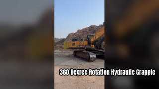 Présentez les services OEM de grappin hydraulique à angle de rotation de 360 ​​​​degrés fournis pour vous