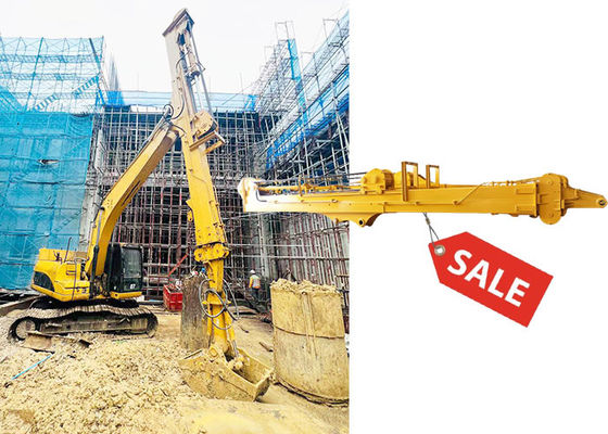 Excavateur 25m Téléscopic Dipper Arm Creuser une fosse de fondation avec un seau à coquille