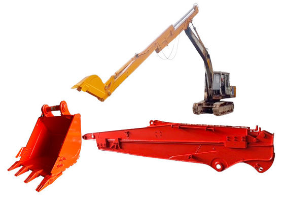 12M 10M Téléscopique Excavateur Broom Arm coulissant, Q355B pièces jointes de la pelle