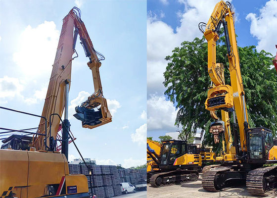 16m 18m 19m Excavateur piles Boom et bras piles conducteur attachement haute résistance