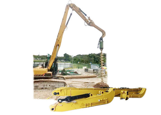 16m 18m 19m Excavateur piles Boom et bras piles conducteur attachement haute résistance