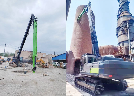 Q355B Q690D Démolition Boom à longue portée 20m 30m pour une excavatrice à haute portée