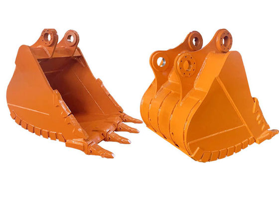 2 Cbm Excavateur Seau de roche Q355B Broyeur de roches Seau pour excavateur