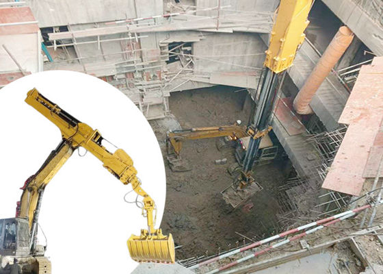 OEM Bracelet hydraulique fort de l'excavatrice Téléscopique Boom s'étend jusqu'à 32 mètres