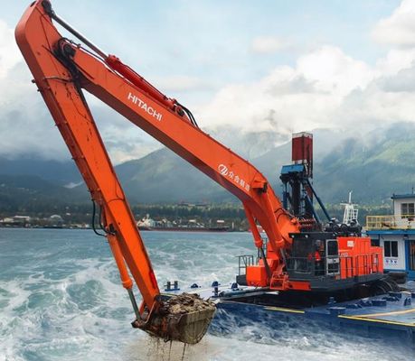 Excavateur pour équipements lourds Long Boom Pour ZX1200 Hitachi Excavateur à portée élevée
