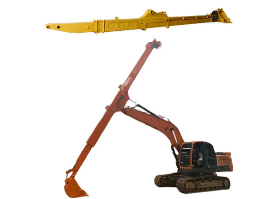 Excavateur à deux sections Téléscopique bras de rampe avec seau standard ou de coquille