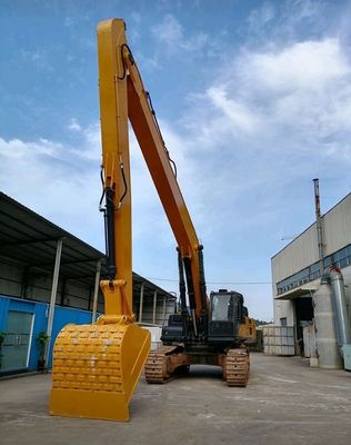 Excavateur à longue portée bras de rampe 18m 16m Couleur jaune Haute efficacité