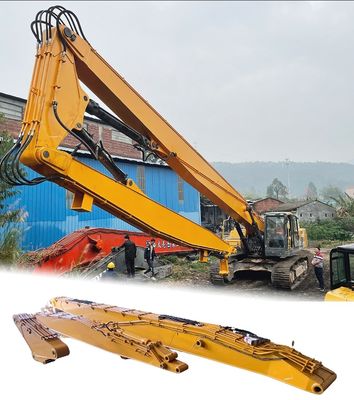 3 sections de démolition de broyeur à longue portée bras à haute portée boom pour chat Komatsu