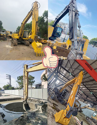 8m 10m 12m Excavateur glissant bras de rampe creusant fondation bras long
