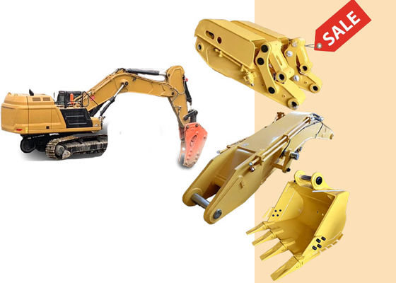 Équipement de construction Excavateur bras de tunnel à courte portée Boom avec seau / disjoncteur