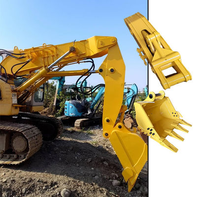 Équipement de construction Boom Tunnel Excavator Arm à courte portée Q355B Matériau