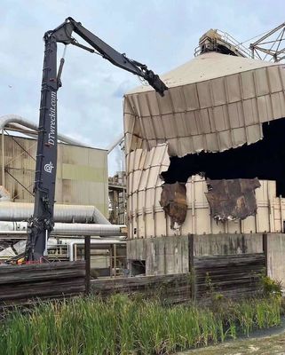 Trois pièces Téléscopique Boom Démolition, Q355B Q690D Démolition Excavator bras