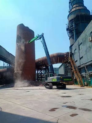 Arme hydraulique à longue portée personnalisée pour excavatrice de démolition à haute portée