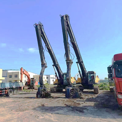 Excavateur à longue portée piles vibrantes bras de conduite pour la construction solutions de piles