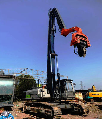 Excavateur monté à la feuille pilote à longue portée bras, excavateur pilote bras de rampe