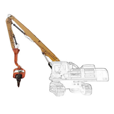 Excavateur de 20 à 85 tonnes à longue portée, bras hydraulique pour le forage profond des fondations
