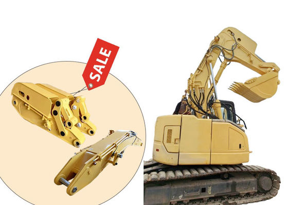 Équipement de construction Excavateur bras de tunnel à courte portée Boom avec seau / disjoncteur