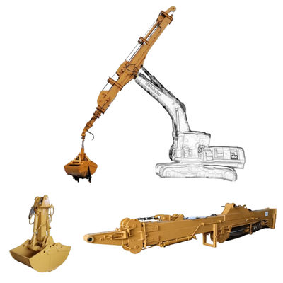 bras télescopique réglable de longueur pour excavateur, excavateur boom télescopique OEM