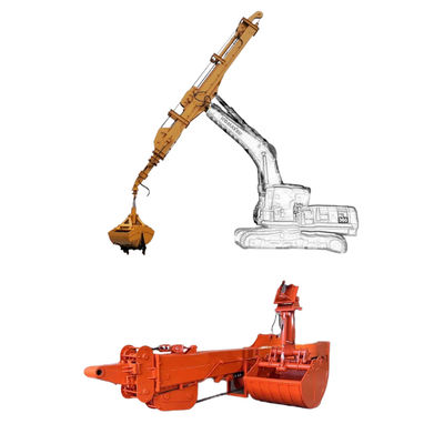 Excavateur à trois sections Téléscopique bras de tige pour les machines lourdes