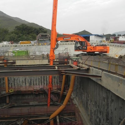 Excavateur à trois sections Téléscopique bras de tige pour les machines lourdes