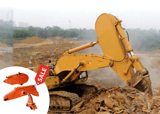 Excavateur à haute efficacité Excavateur de roche Boom Arm Attachment Jaune Rouge Couleur