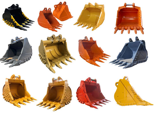 Conception des dents optimisées Excavateur Bucket de roche pour les travaux de démolition de construction