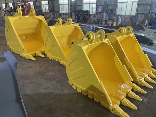 ODM OEM Heavy Duty 1 Cbm Bucket de roche pour les machines de construction Excavateur de creusement Compatible avec CAT320 PC200 ZX200