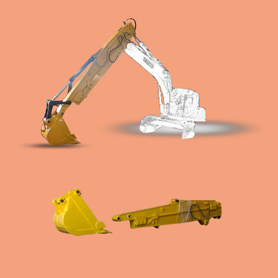 Q355B Excavateur Téléscopique Boom Dipper Arm Longue portée Résistant à l'usure