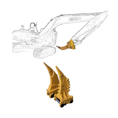 Excavateur à charge lourde Ripper de roche Excavateur Ripper attachement pour JCB Case Sany