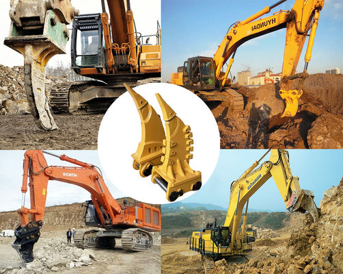 Excavateur de construction Ripper de sol Vibro Ripper de creusement pour les machines lourdes