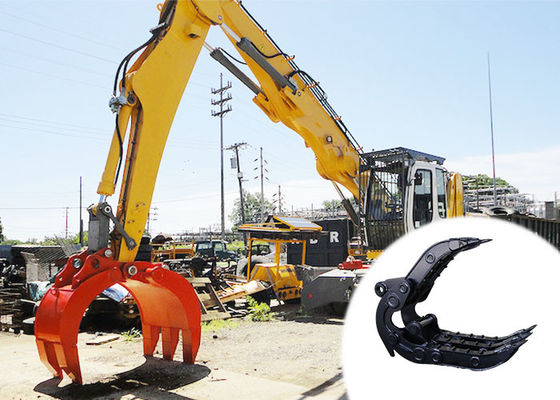 1 tonne - 65 tonnes Excavateur Grille mécanique pour saisir le bois de pierre