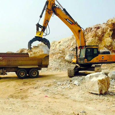 360 degrés d'angle de rotation Grippe hydraulique avec 2 cylindres Services OEM fournis