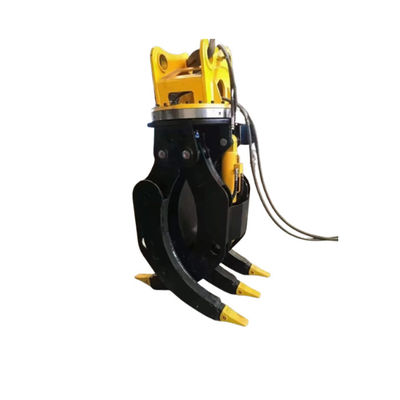 Angle de rotation de 360 degrés Grille hydraulique orange pour moins d'entretien et de manutention