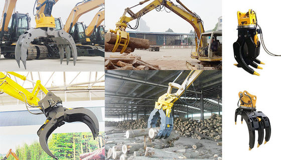 Grippe rotative hydraulique pour excavatrice de 1 à 55 tonnes
