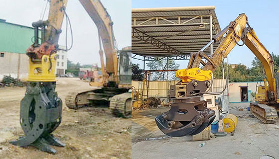 Grippe rotative hydraulique pour excavatrice de 1 à 55 tonnes