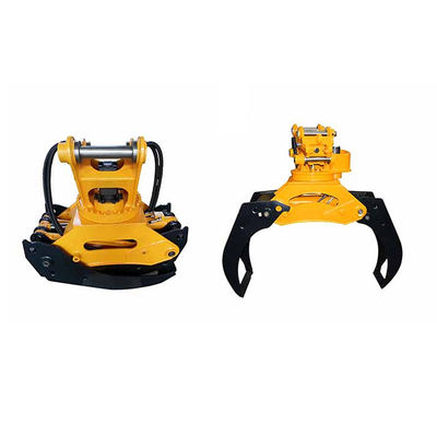 Pince rotative hydraulique à rotation à 360 degrés pour la manutention de matériaux