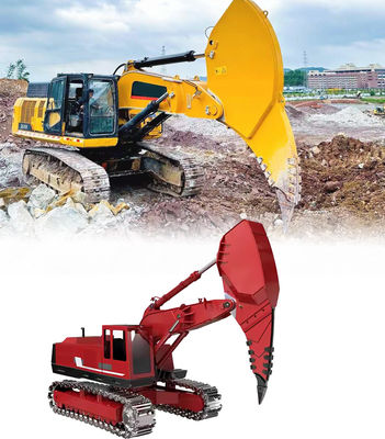 Excavateur sur mesure pour le déchiquetage des roches difficiles