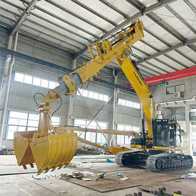 Excavateur télescopique avec emplacement de la coquille pour le chat hitachi komatsu
