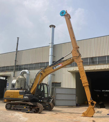 Utilisation efficace du bras télescopique de l'excavateur