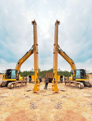 Polyvalent puissant à deux sections Boom d'extension à double étage bras télescopique