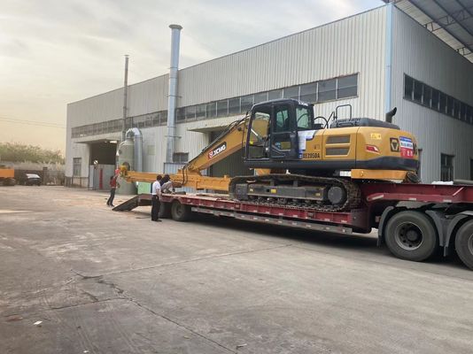 Excavateur à deux étages hydraulique à bras télescopique à longue portée