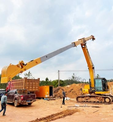 Arme télescopique renforcée à plusieurs couches pour excavatrice pour chat Hitachi Komatsu