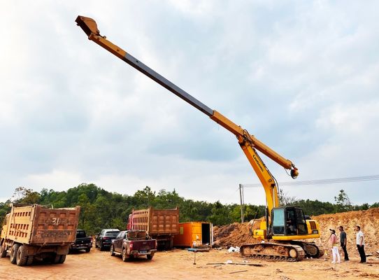 Arme télescopique renforcée à plusieurs couches pour excavatrice pour chat Hitachi Komatsu