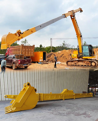 Boum télescopique à deux sections pour excavateur / bras de boum extensible pour excavateur