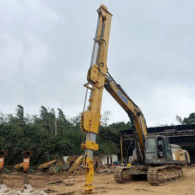 Un bras télescopique pour une excavatrice pour creuser des matériaux plus profonds
